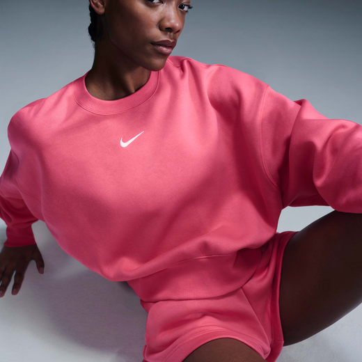 هوديات وسويتشيرتات-نايكي, نايكي سبورتسوير فونيكس فليس, سويتشيرت واسع جدًا بياقة دائرية للنساء