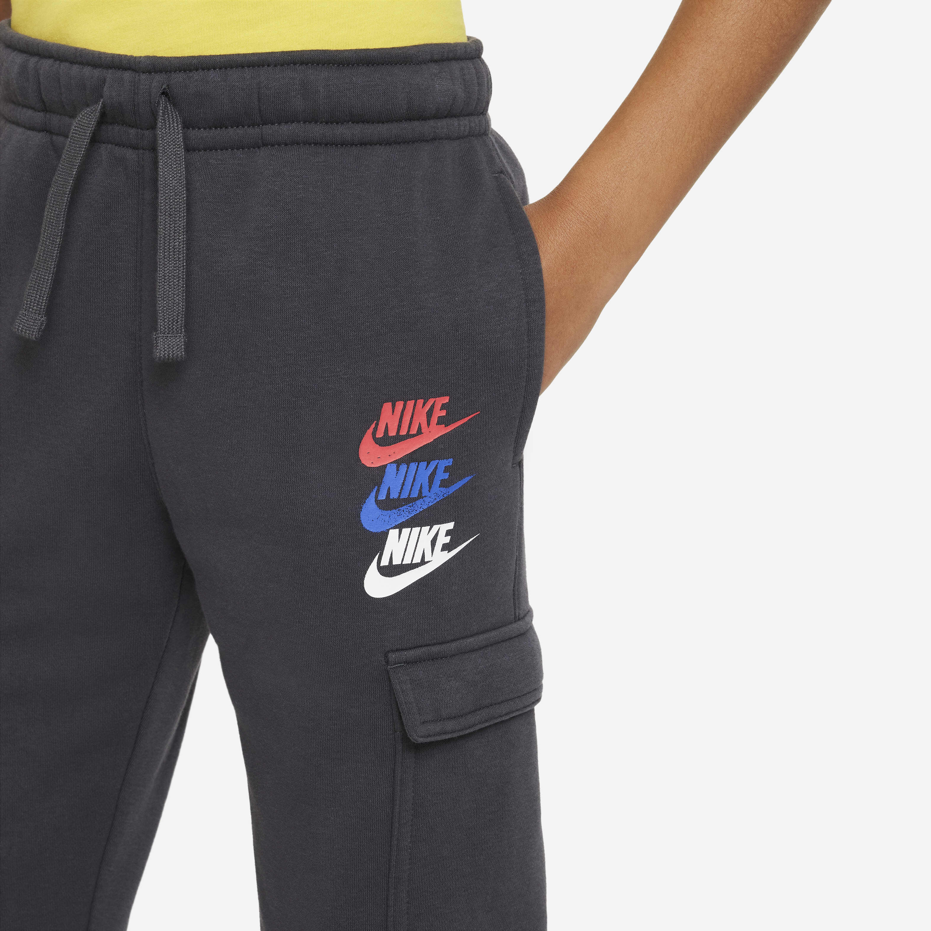 Buy Nike Sportswear Standard Issue Older Kids Boys Fleece Cargo Trousers Nike UAE Official