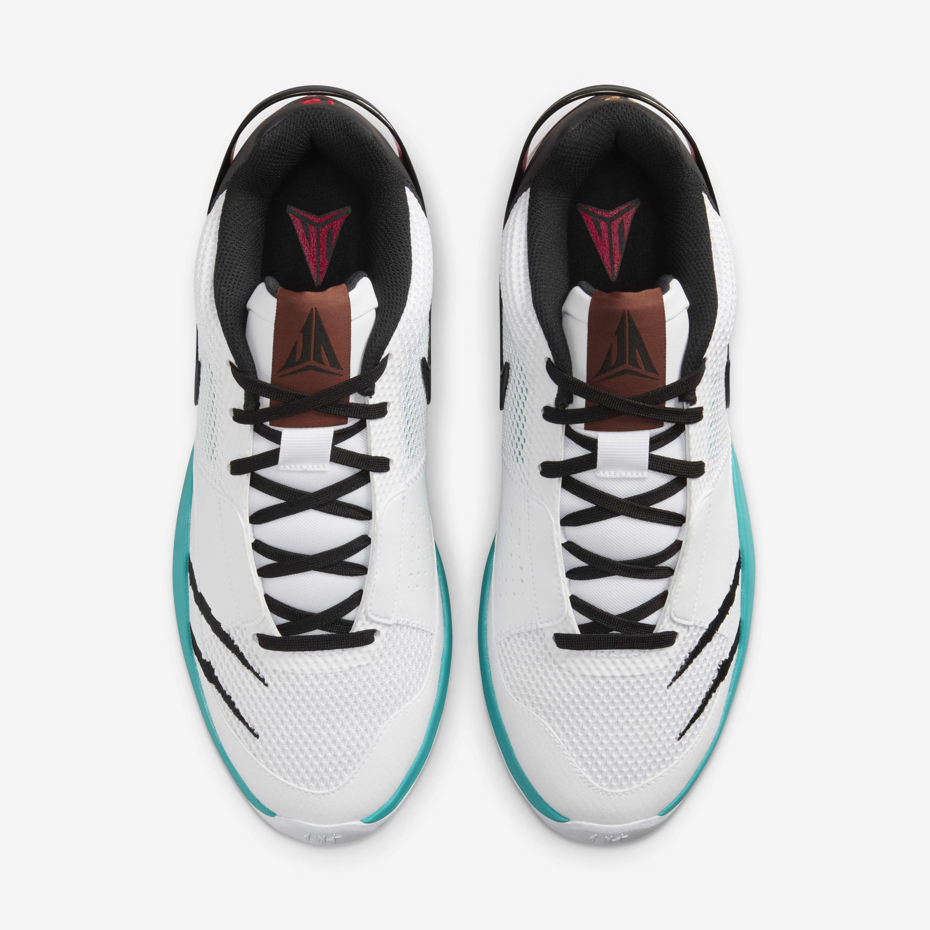 Buy JA 1 Basketball Shoes - White/Turbo Green/University Red
