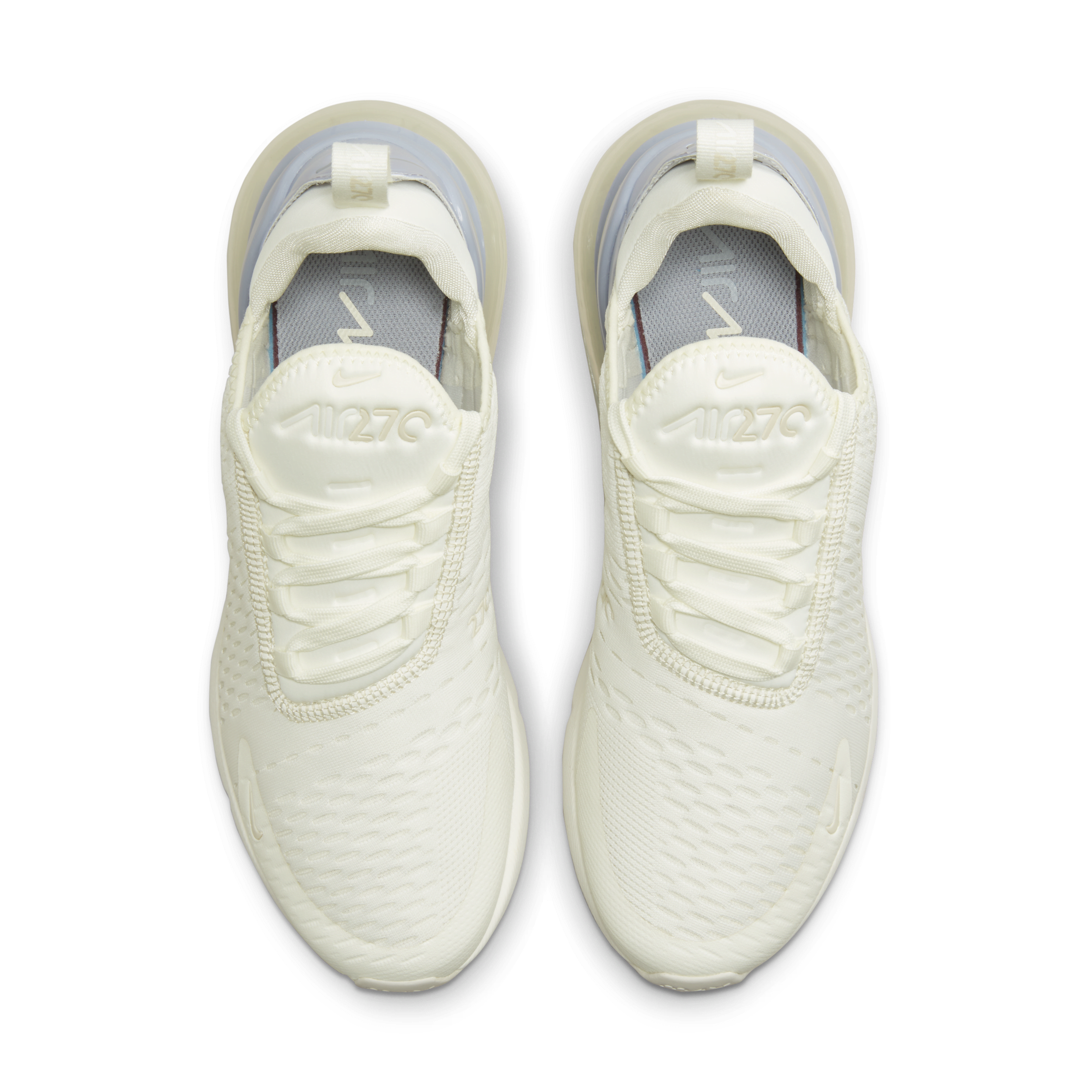 triple white nike 270 women's
