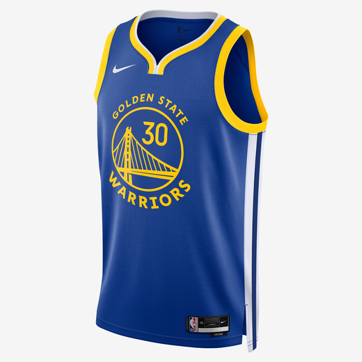T-Shirts & Tops-Nike, Golden State Warriors Icon Edition 2022/23, Men's Nike Dri-FIT NBA Swingman Jersey
