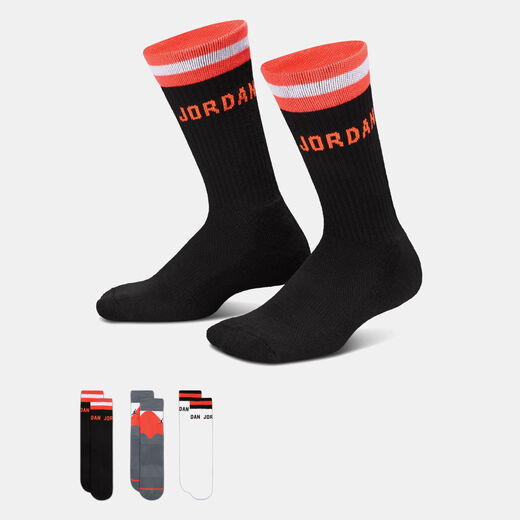 جوارب قصيرة للأطفال-جوردن, جوردن, جوارب كرو AJ6 ريترو (3 أزواج)