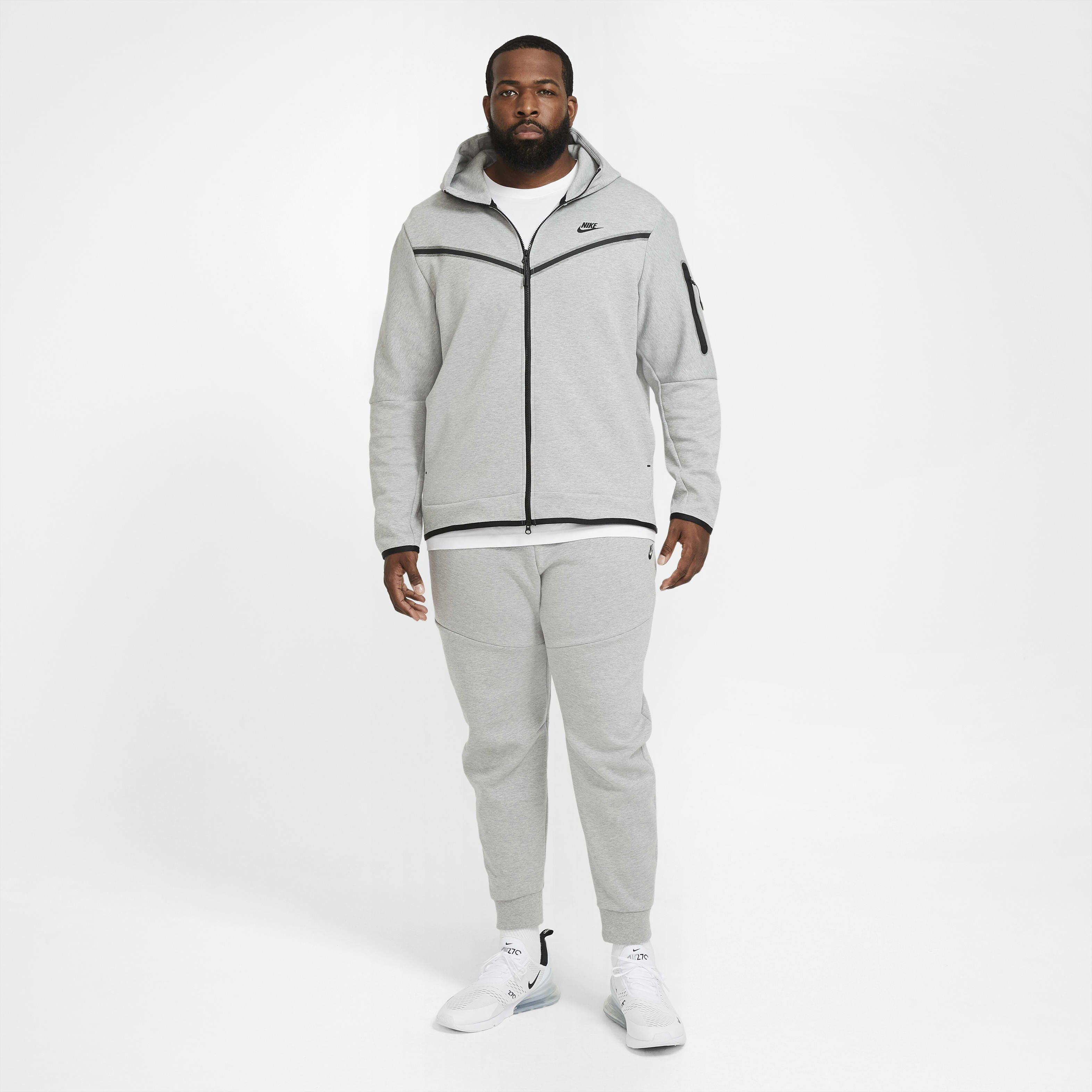 Nike tech fleece joggers grey small online