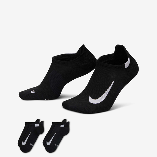 Socks-Nike, Nike Multiplier, Running No-Show Socks (2 Pairs)