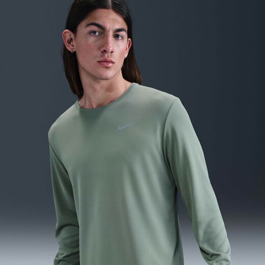 Nike Sale-Nike, Nike Miler, Men's Dri-FIT UV Long-Sleeve Running Top
