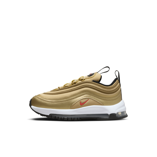 Black white and top gold air max 97