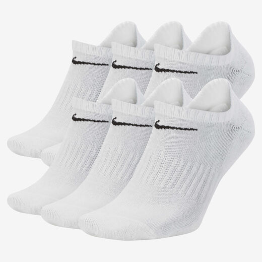No Show-Nike, Nike Everyday Cushioned, Training No-Show Socks (6 Pairs)