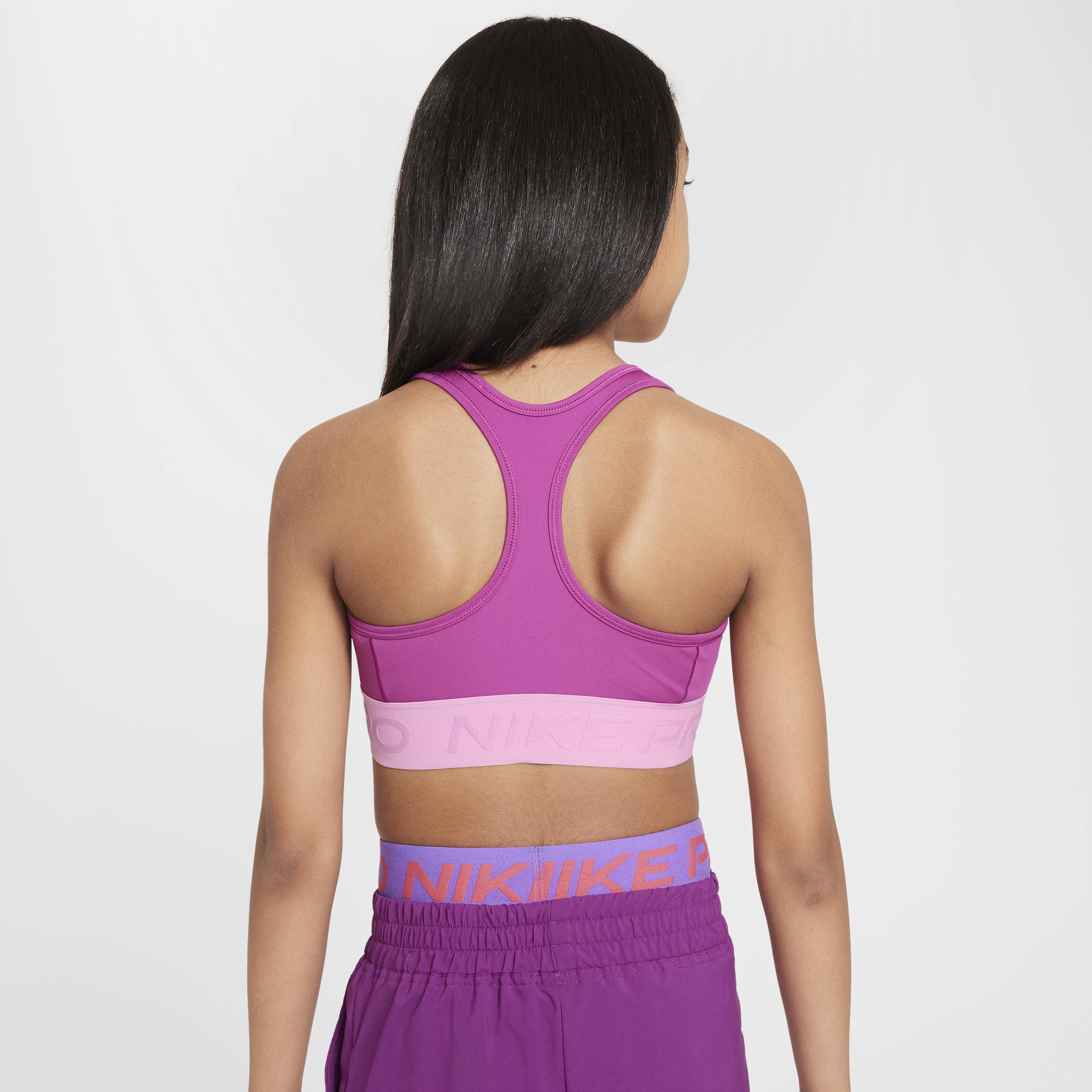 Neon pink sports bra nike 2025