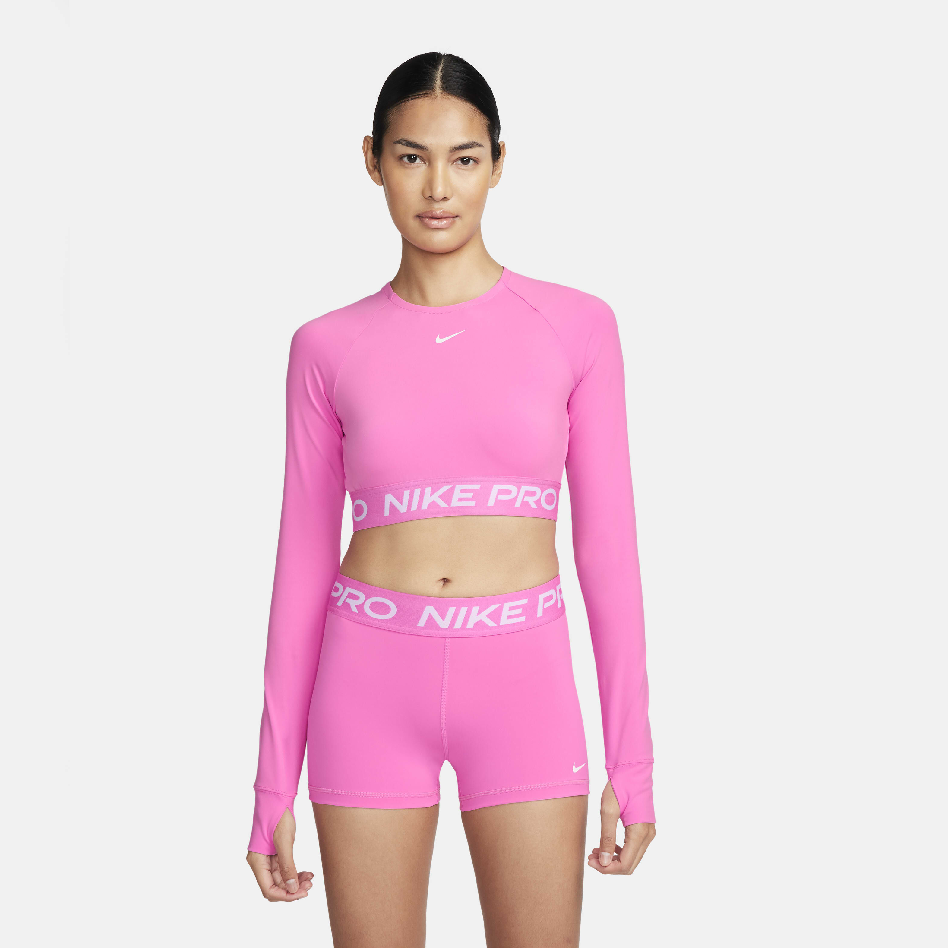 Blue nike crop top clearance