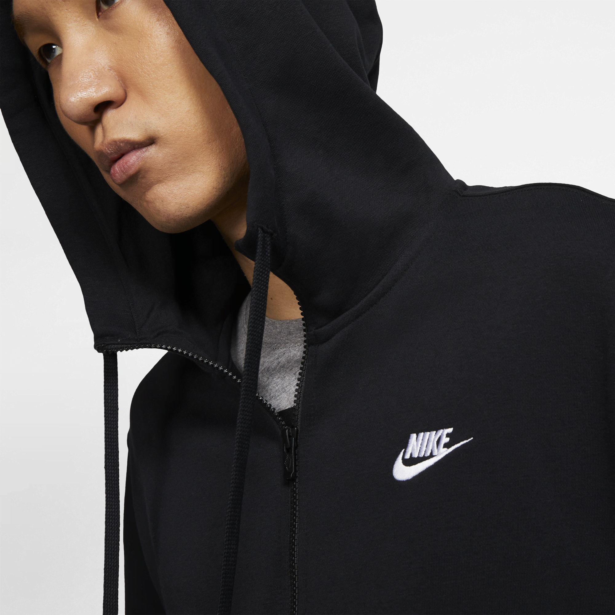 Nike zip clearance up
