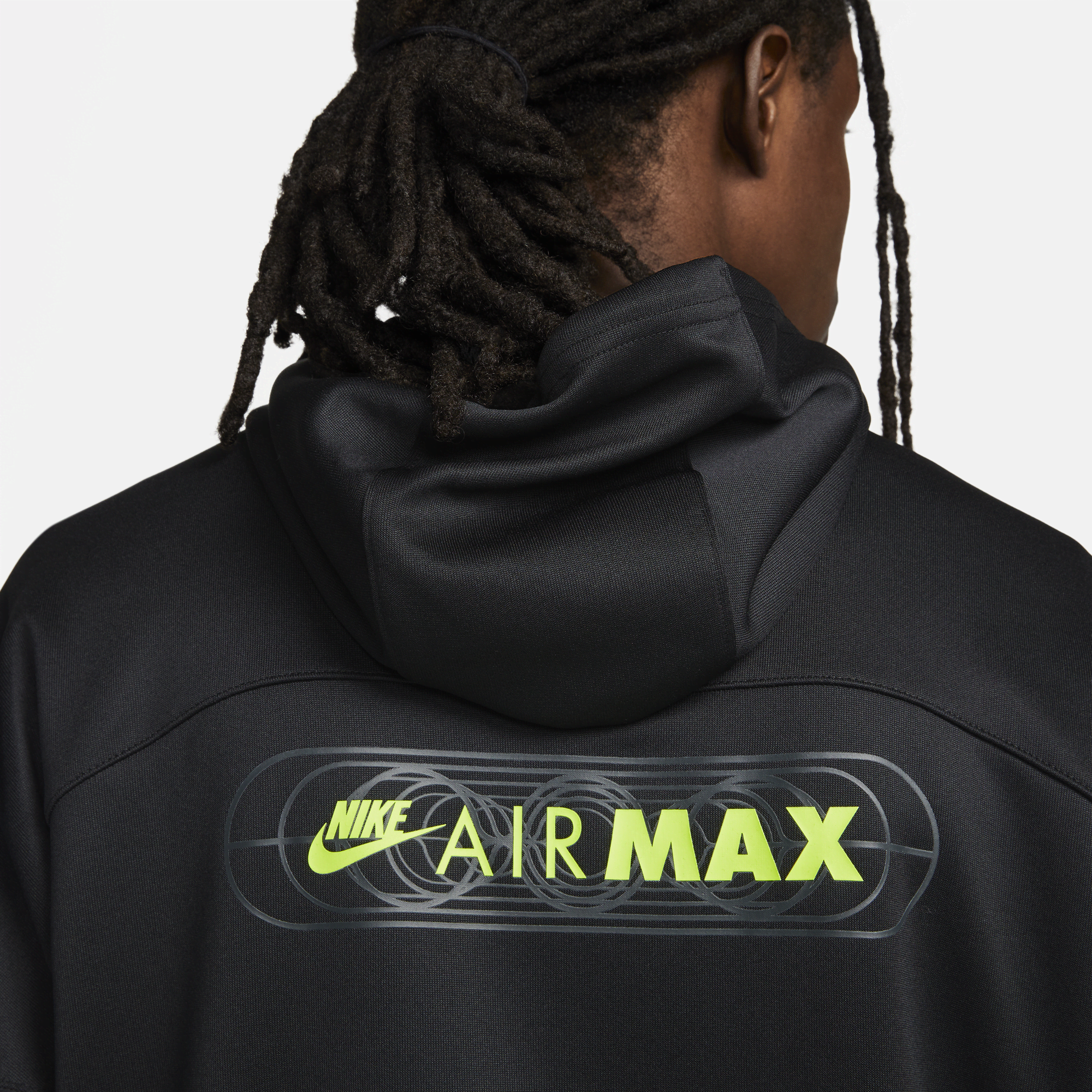 Black nike air max on sale hoodie