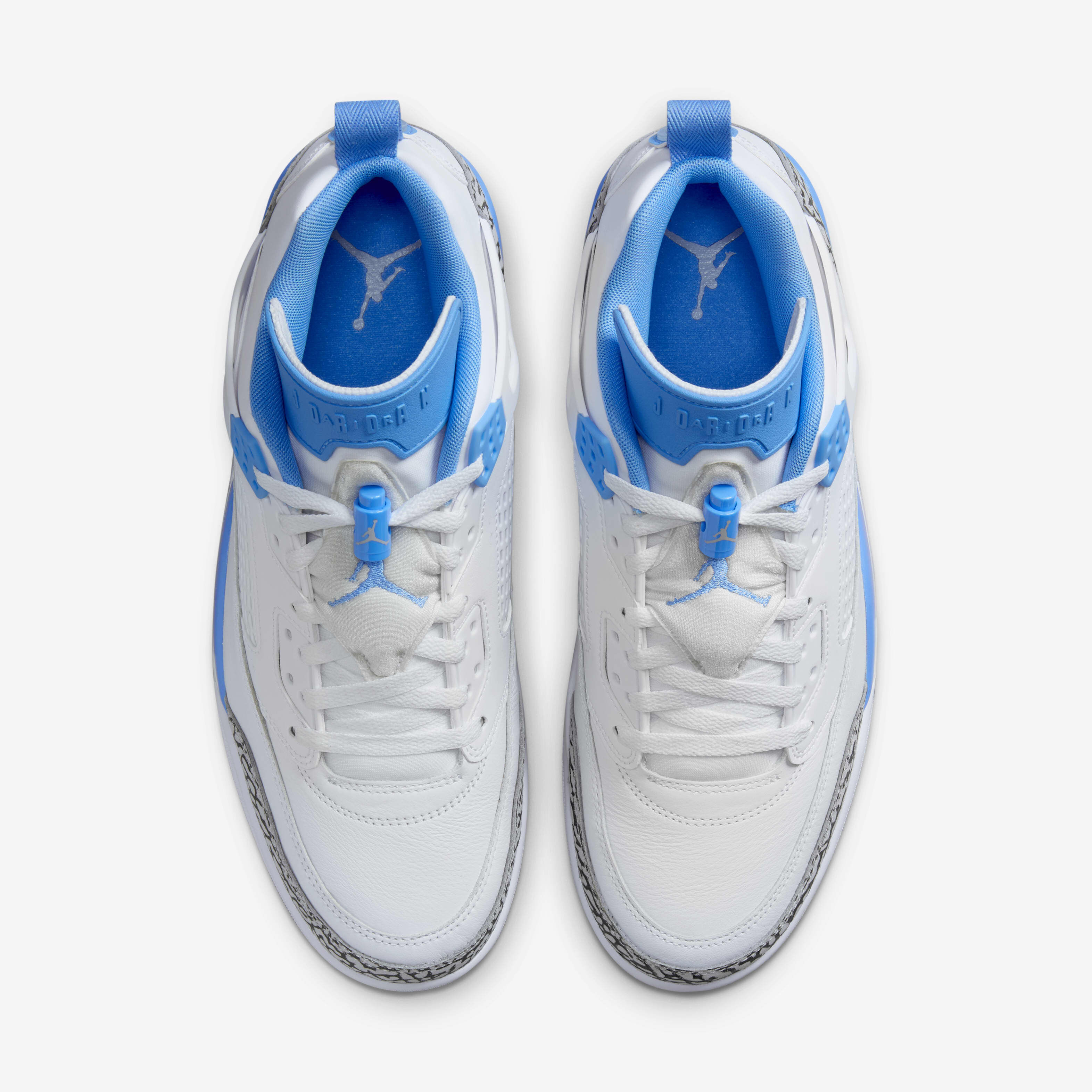 Blue jordan spizike deals