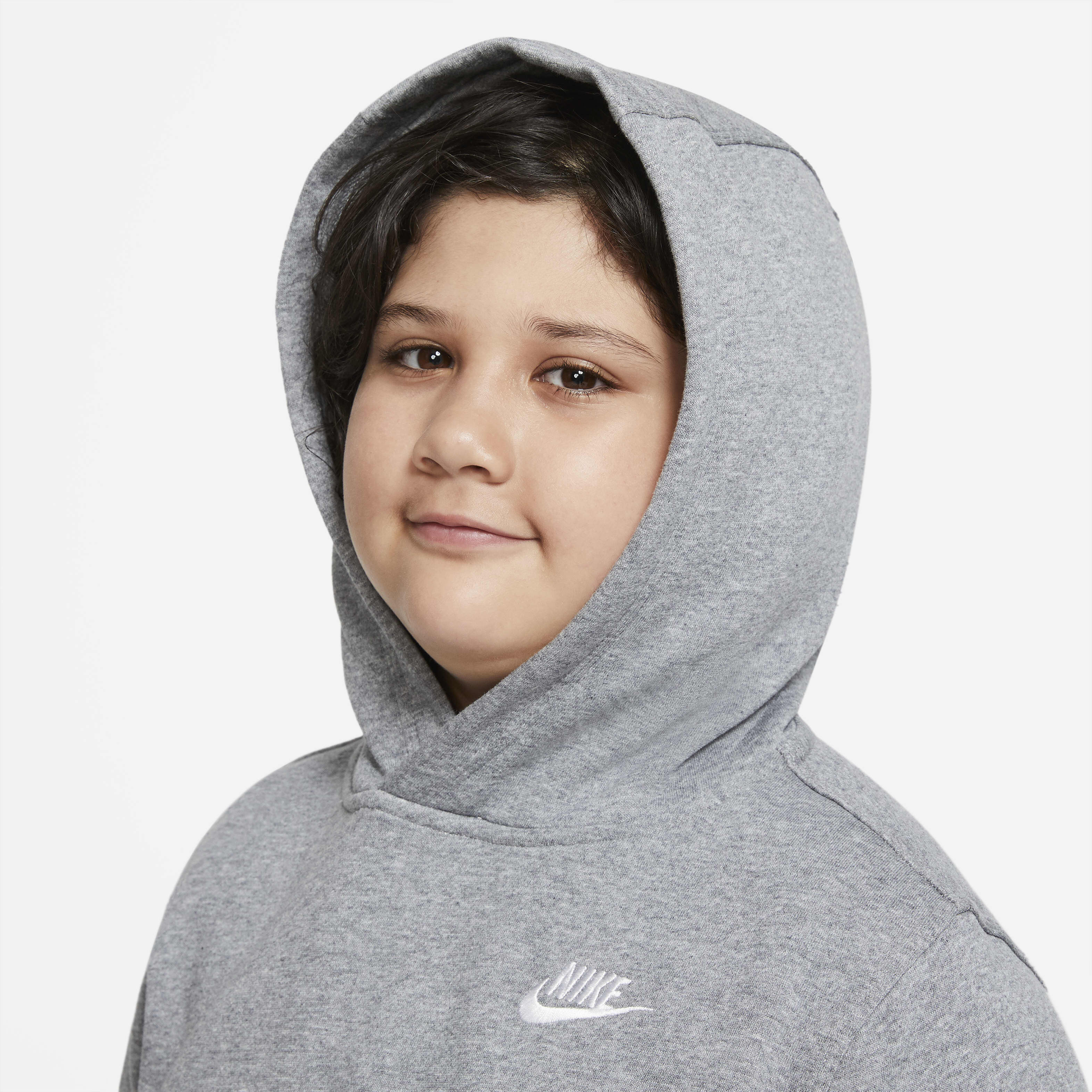Buy Nike Sportswear Club Fleece Older Kids Boys Pullover Hoodie Extended Size Nike UAE Official