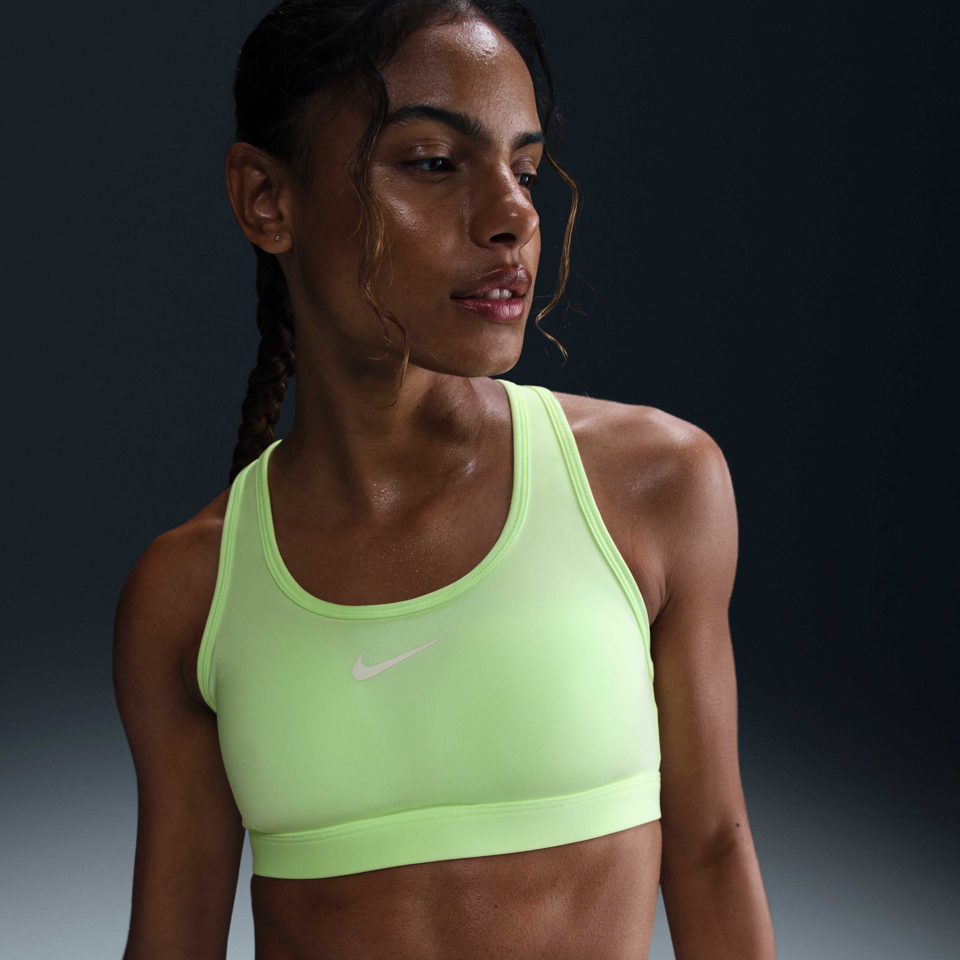 ★★Nike★★ Swoosh Medium Support Pad Sports Bra W Barley B Nike Swoosh Medium Support Women's Padded Sports Bra