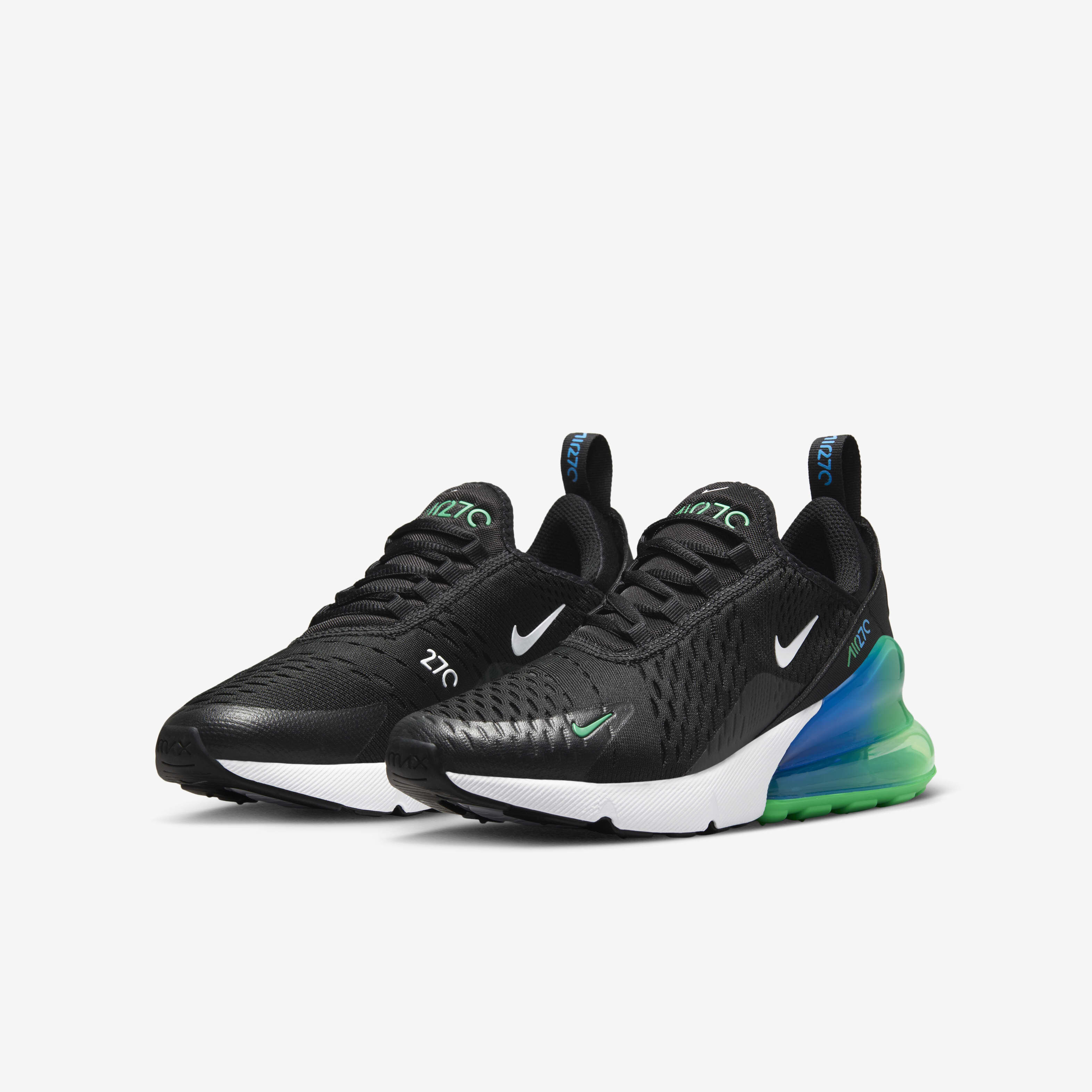 Nike Sneakers Nike Air Max 27 Blue Green Nike 270 Shoes Nike Air