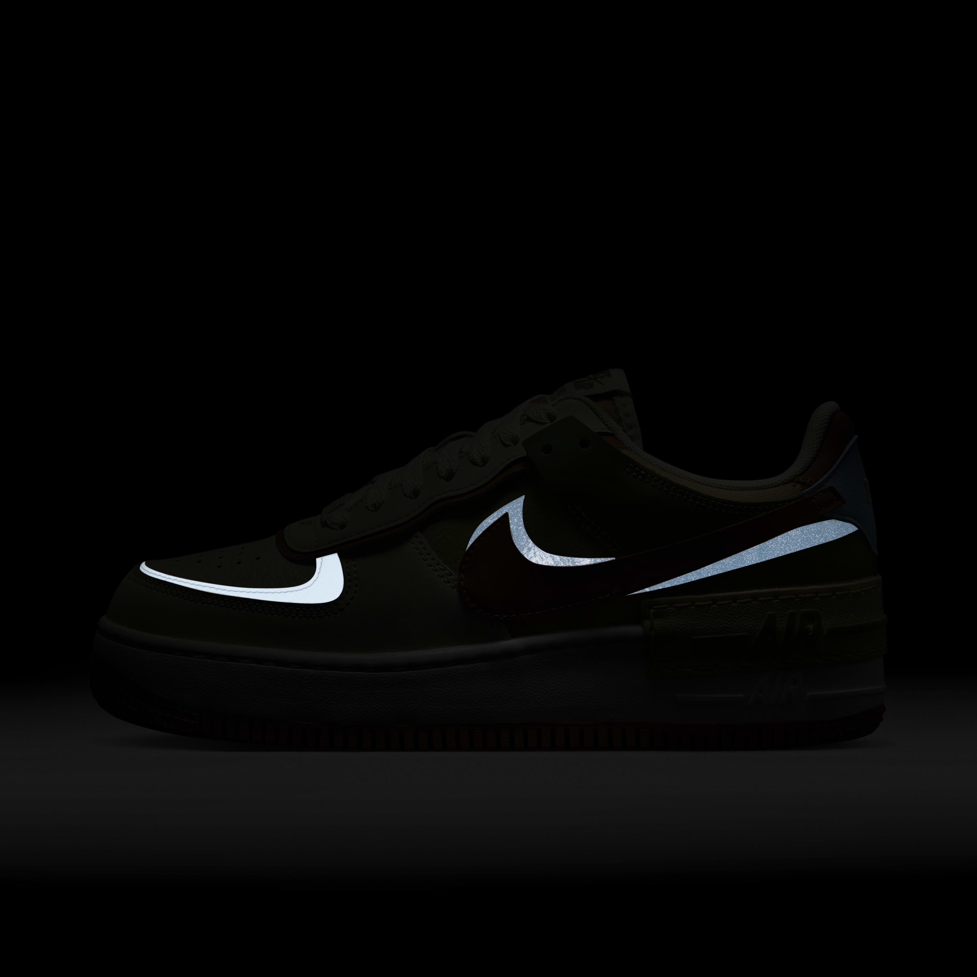Buy Nike Air Force 1 Shadow Women s Shoes Coconut Milk Aquarius Blue Saturn Gold Monarch Nike UAE Official