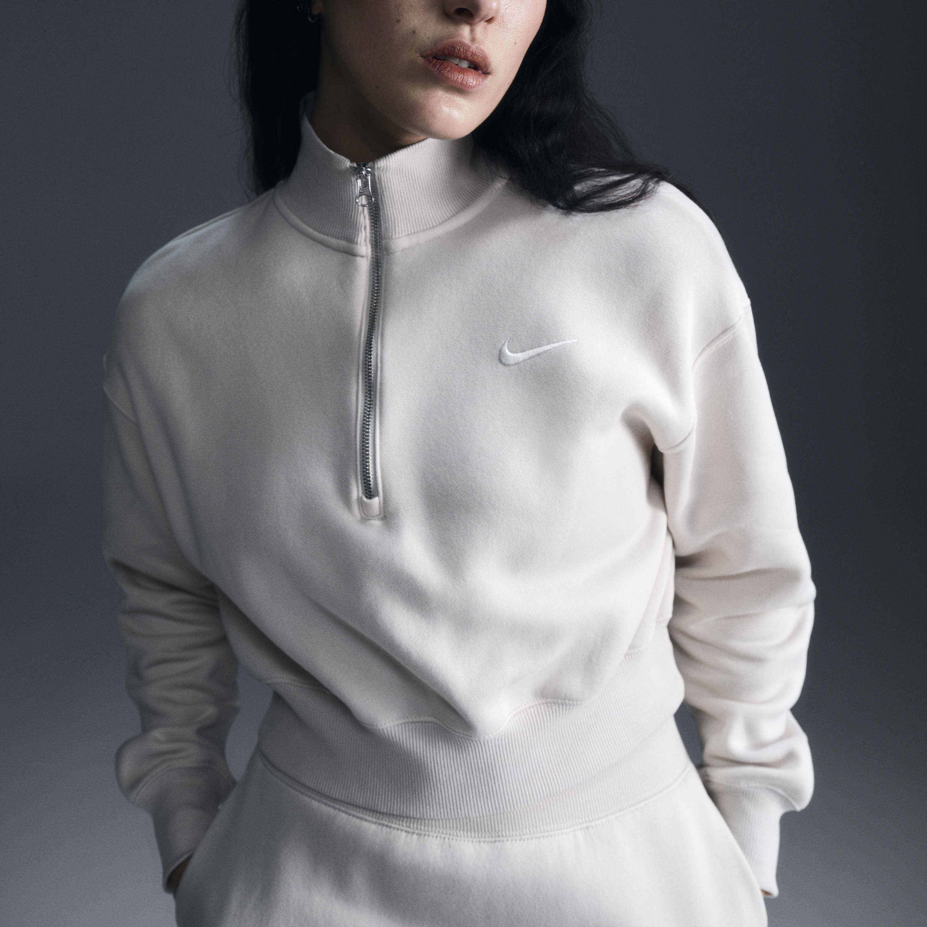 Buy Nike Sportswear Phoenix Fleece Women's 1/2-Zip Cropped