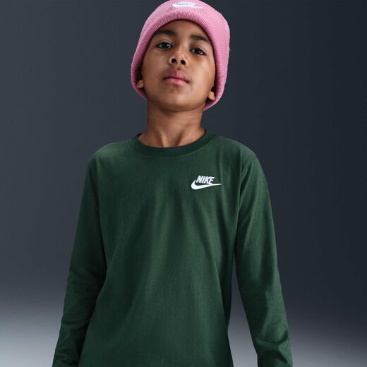 Kids' Long Sleeves Shirts-Nike, Nike Sportswear, Older Kids' Long-Sleeve T-Shirt