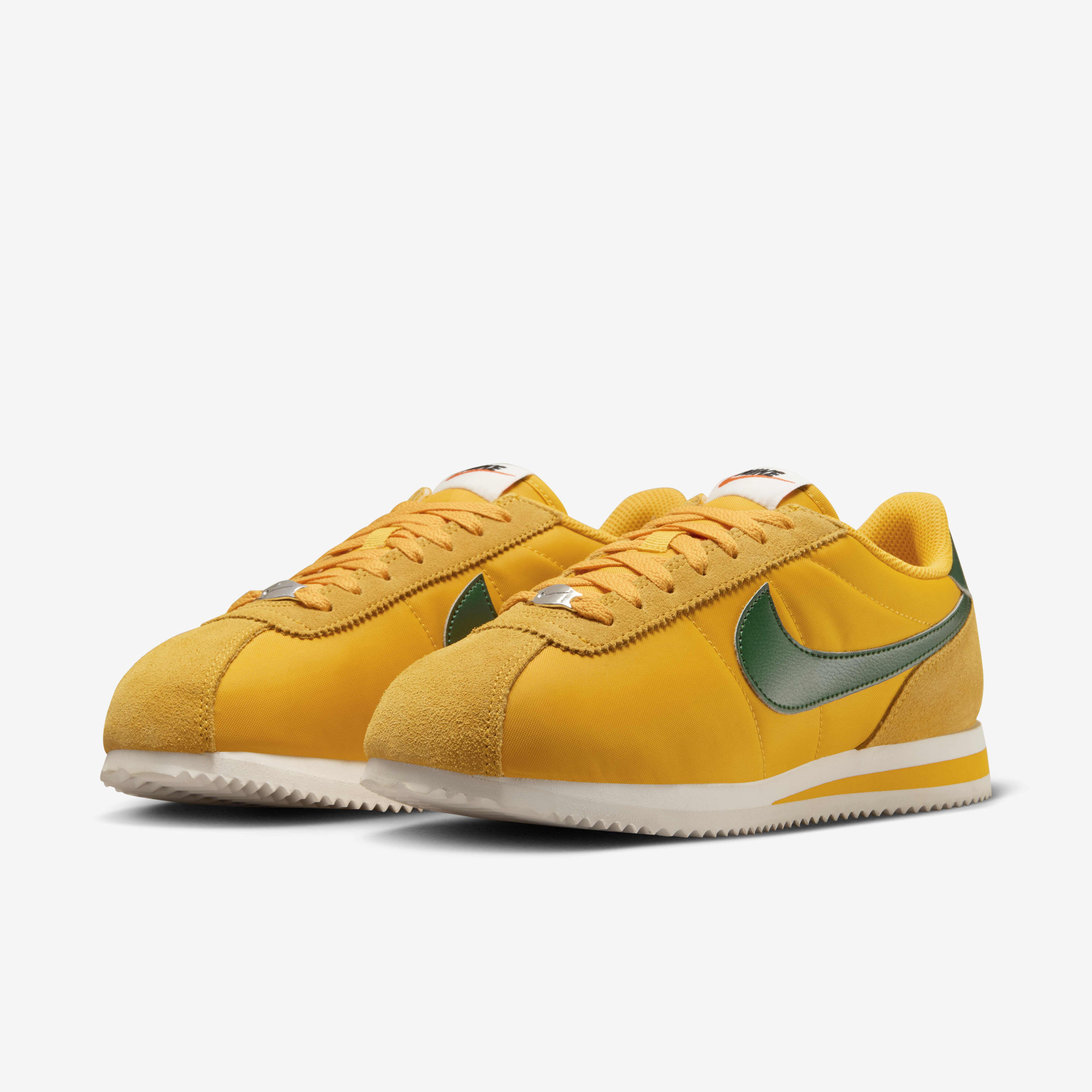 Yellow sports shoes nike top