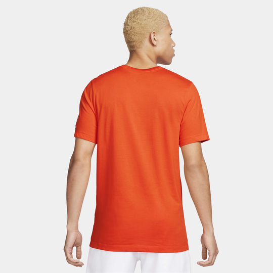 Orange dri fit shirt best sale