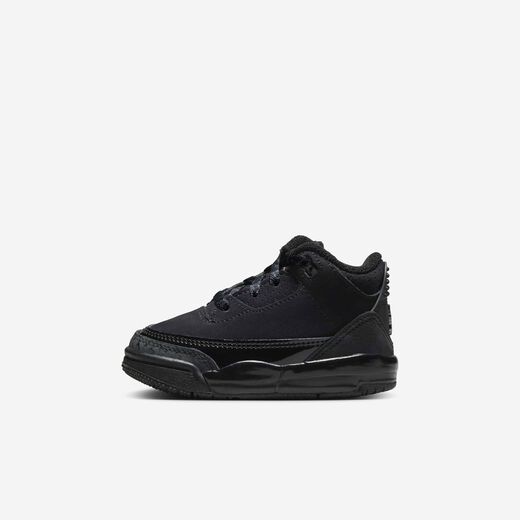 Air Jordan 3 Retro-JRDN, Air Jordan 3 'Black Cat', Baby/Toddler Shoes