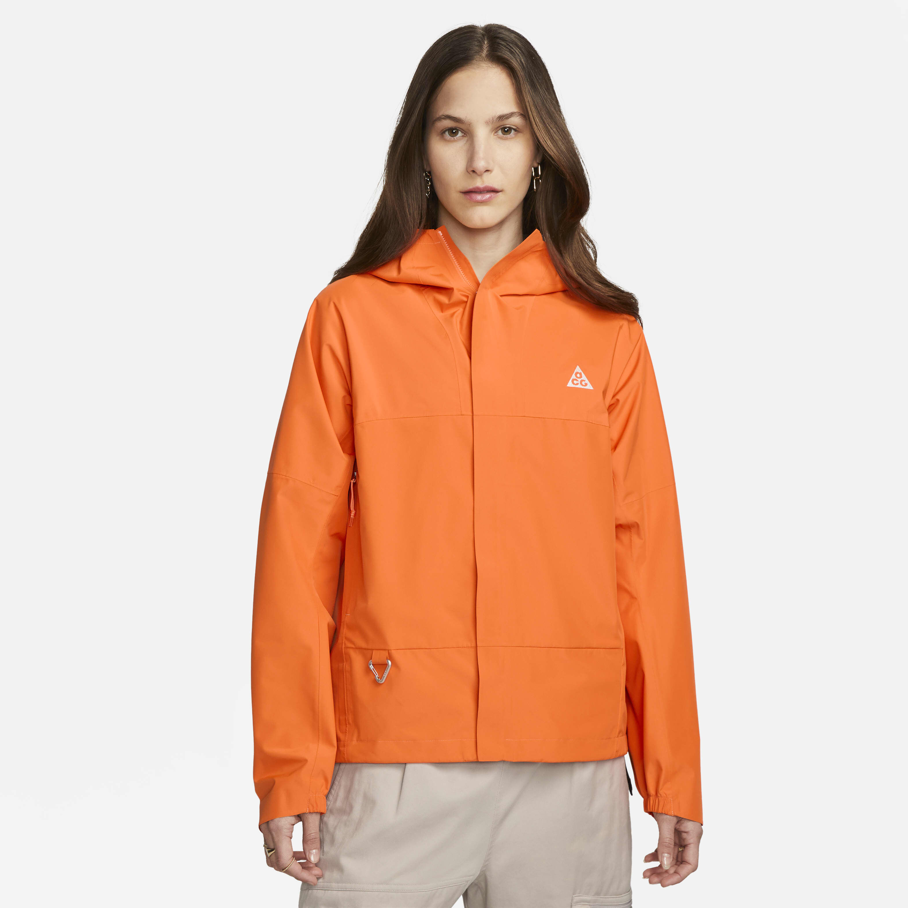 Buy Nike ACG Cascade Rain Women s Storm FIT Water Resistant Lightweight Jacket Bright Mandarin Summit White Nike UAE Official