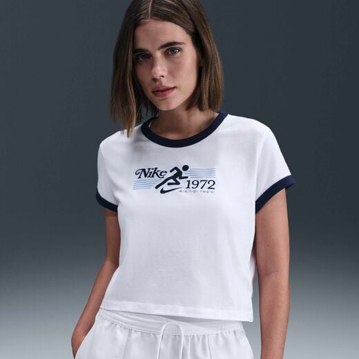 New In Women's Graphic T Shirts-Nike, Nike Sportswear, Women's Ringer T-Shirt