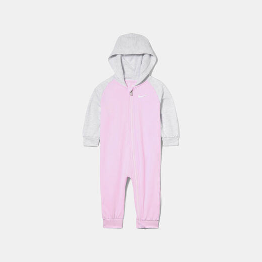 Lifestyle Jumpsuits & Rompers-Nike, Nike Baby Essentials, Baby (0-9M) Core Hooded Romper