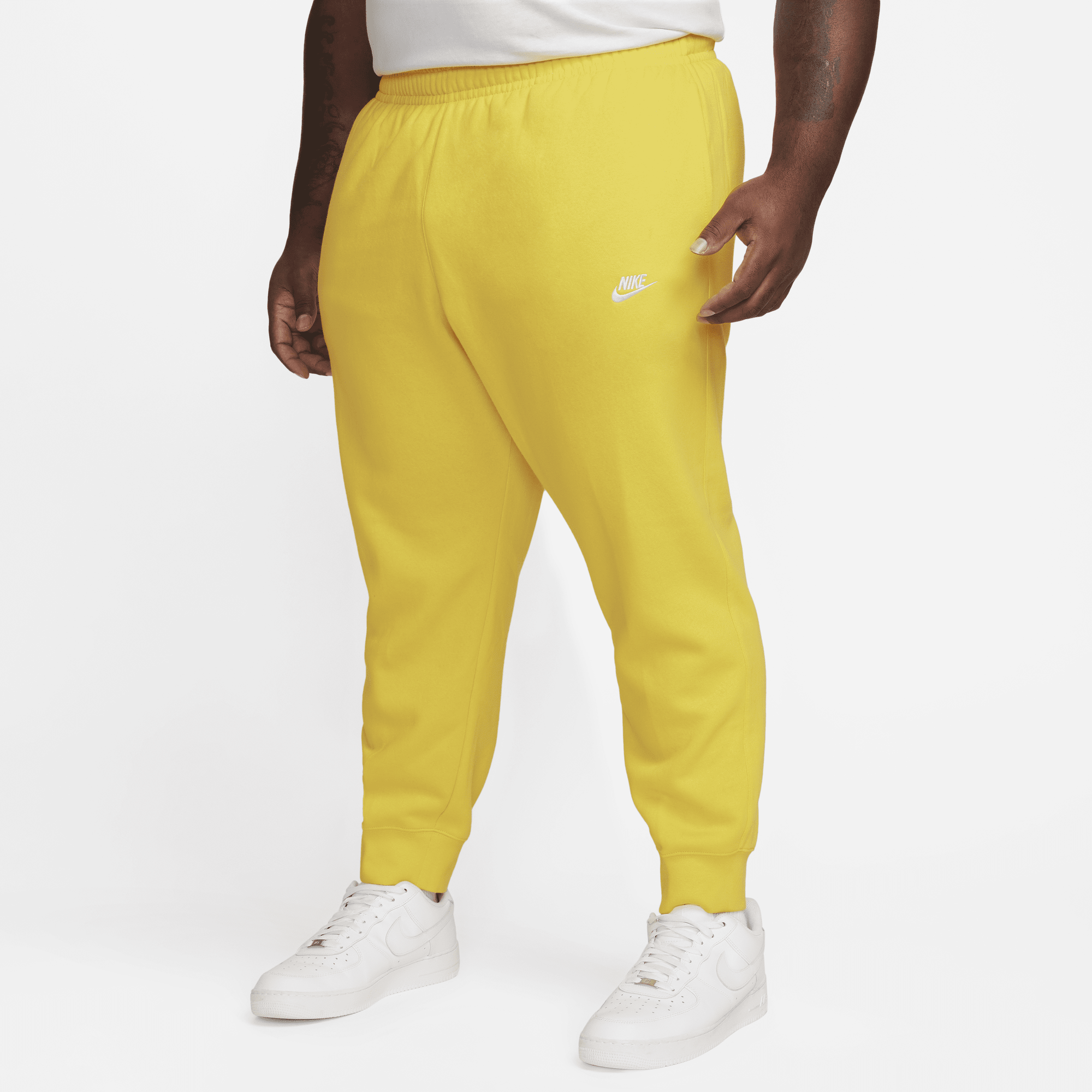 Nike fleece top joggers mens