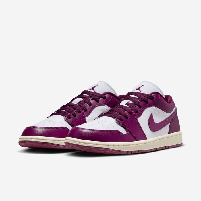Buy Air Jordan Low Women's Shoes White/Sail/Bordeaux Nike UAE
