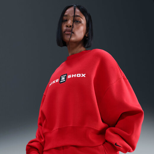 New In Women's Sweatshirts-Nike, Nike Sportswear Phoenix Fleece Shox, Women's Oversized Crew-Neck Sweatshirt