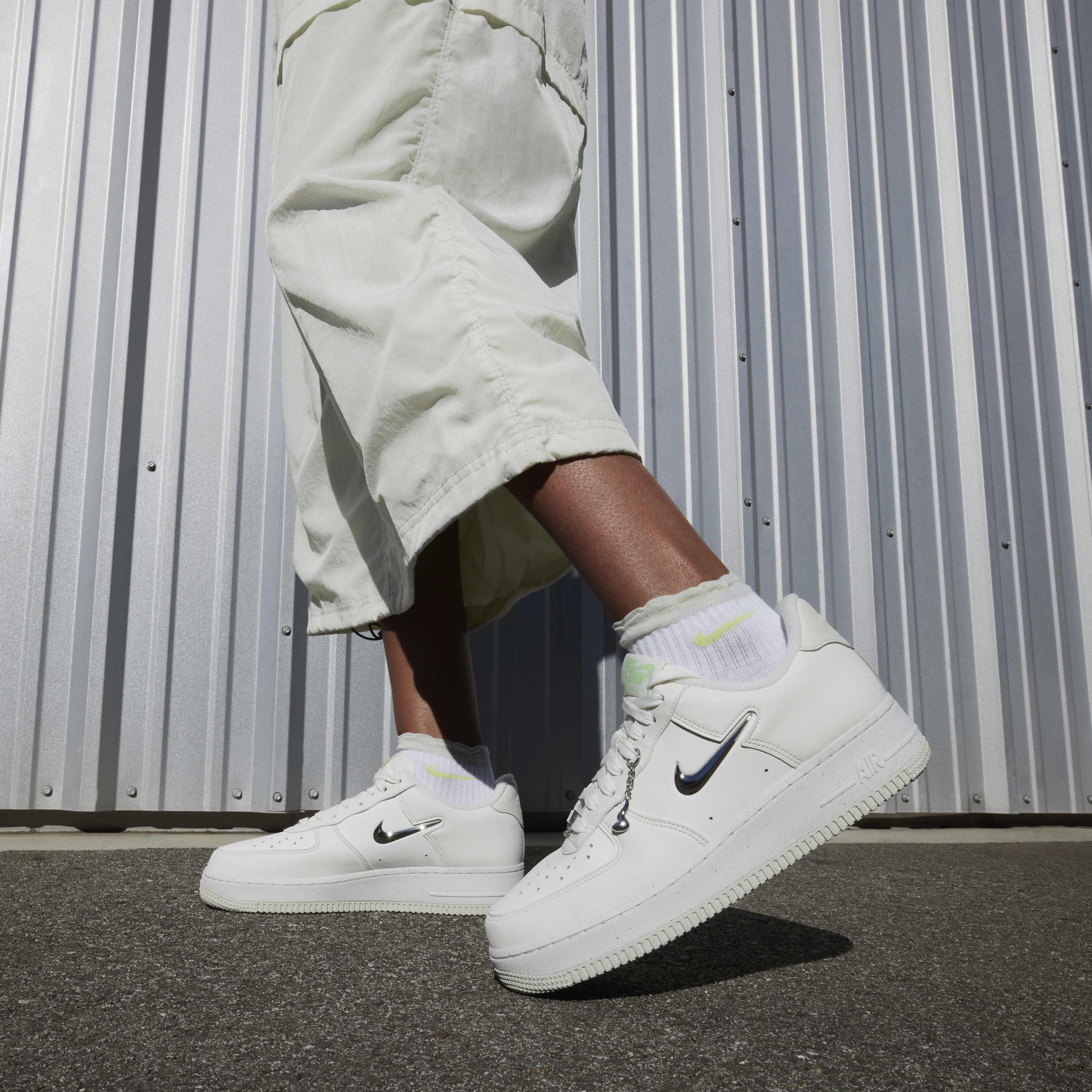 Buy Nike Air Force 1 07 Next Nature SE Women s Shoes Sail Sea Glass Volt Vapour Green Nike UAE Official