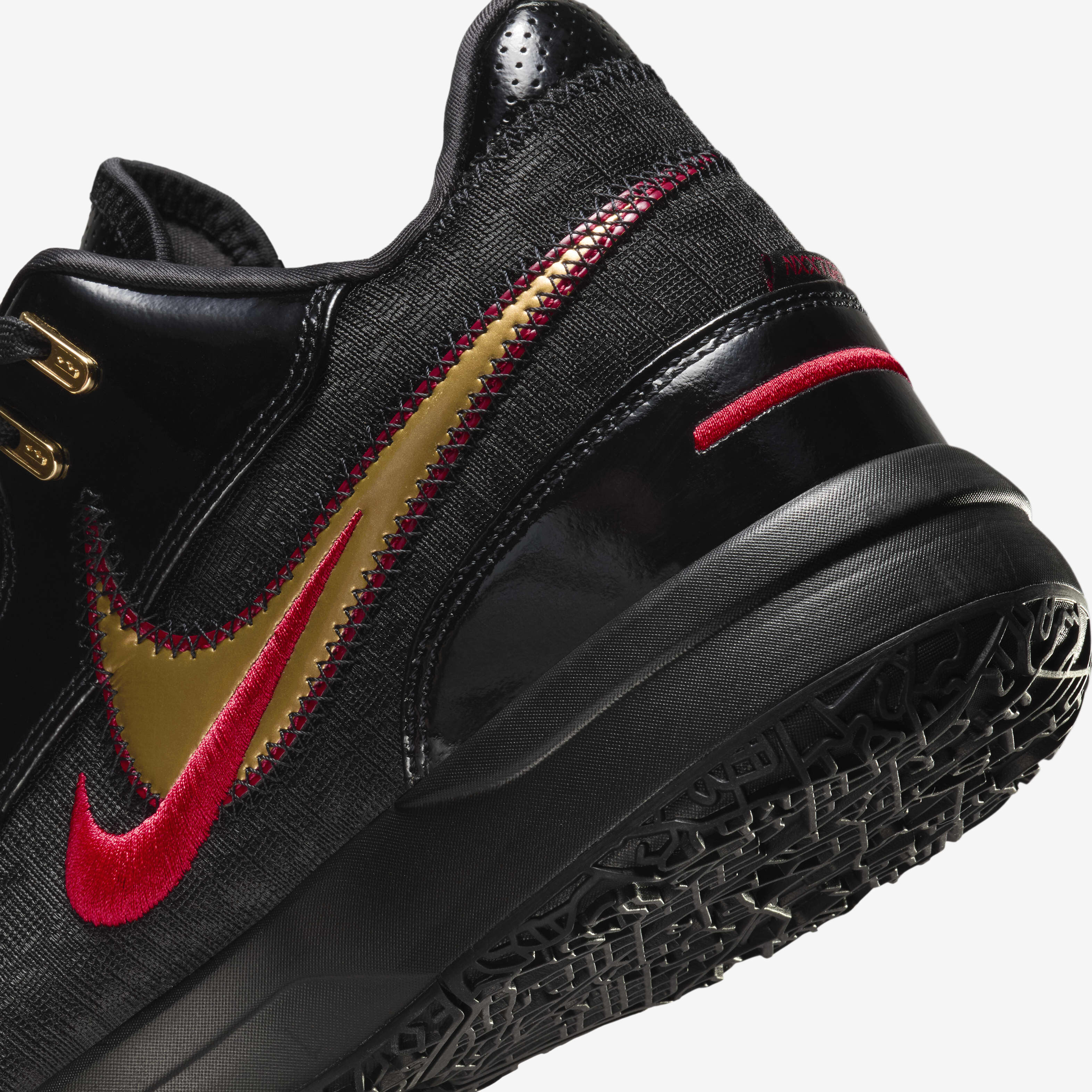 Buy LeBron NXXT Gen AMPD Basketball Shoes Black University Red Metallic Gold Nike UAE Official