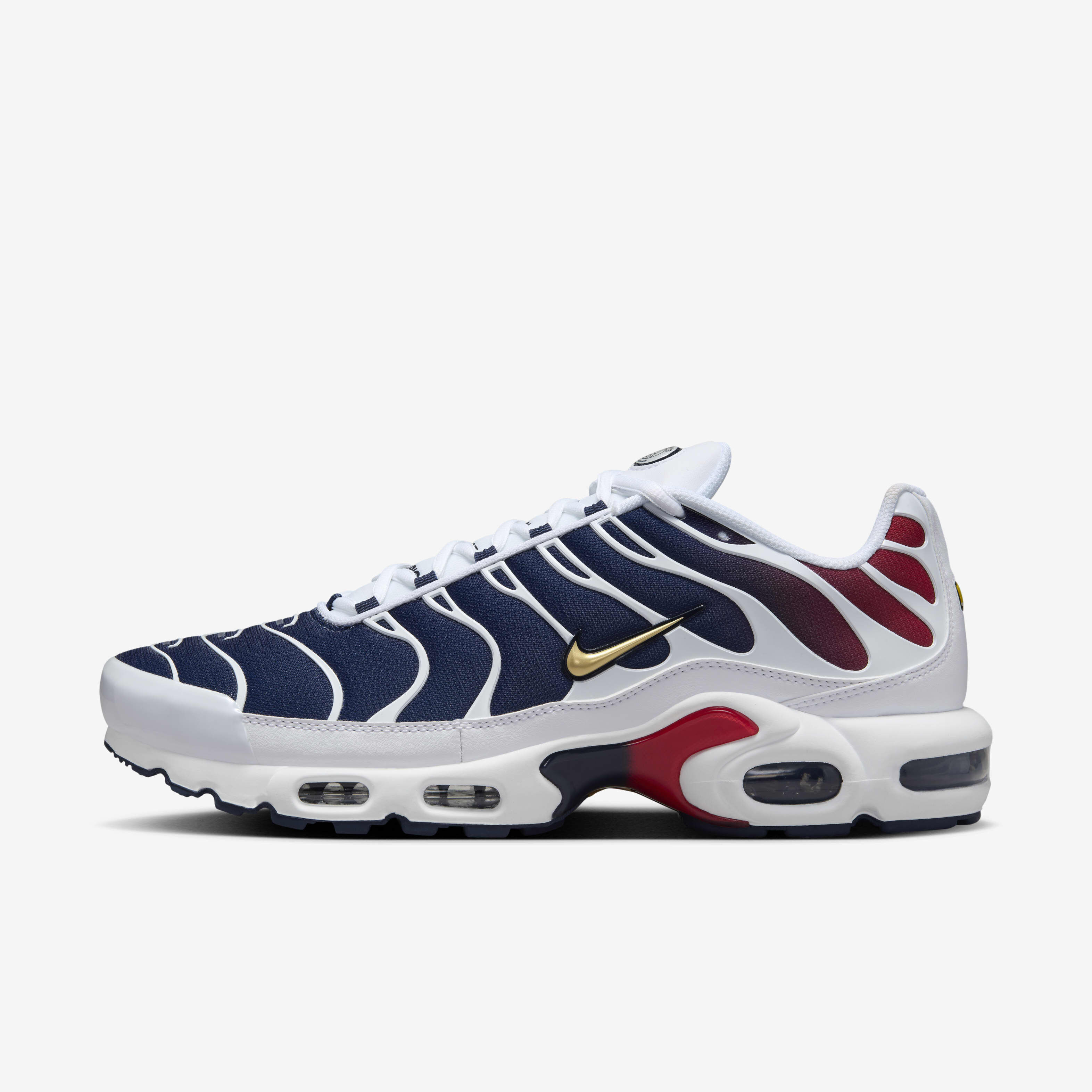 Navy blue and white air max plus shop