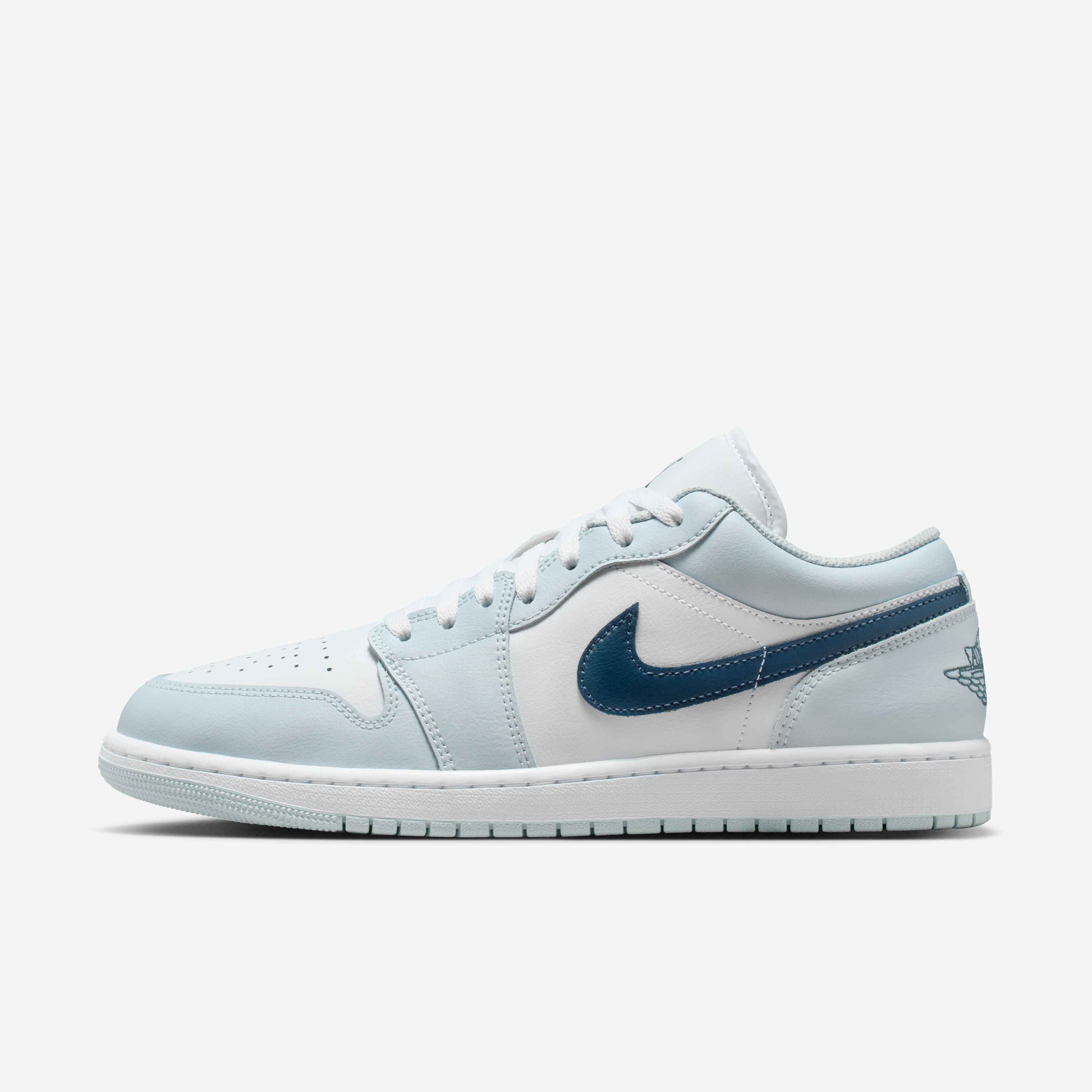 jordan aj 1 low blue and white