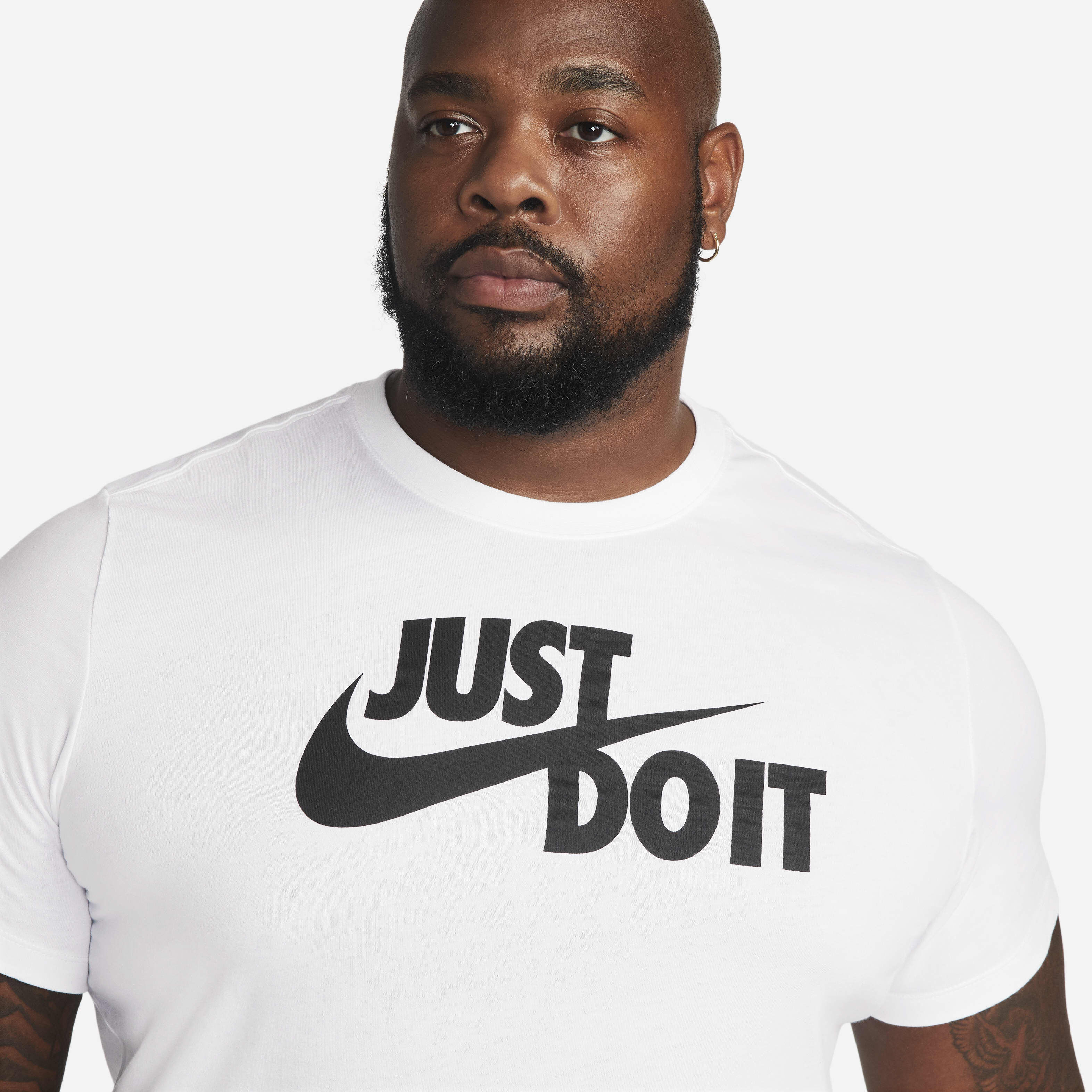 Buy Nike Sportswear JDI Men s T Shirt White Black Nike UAE Official