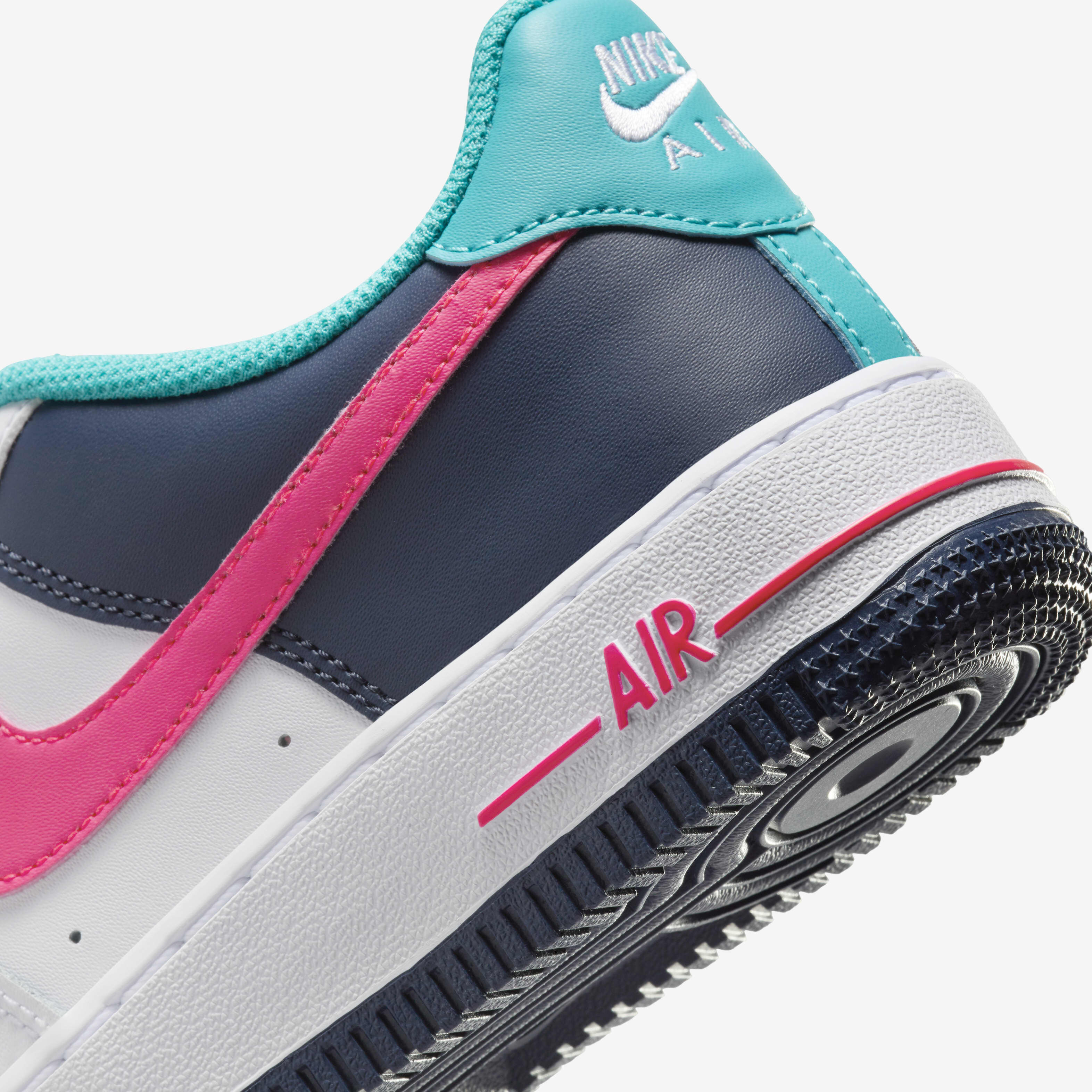 Nike pink and blue sneakers outlet