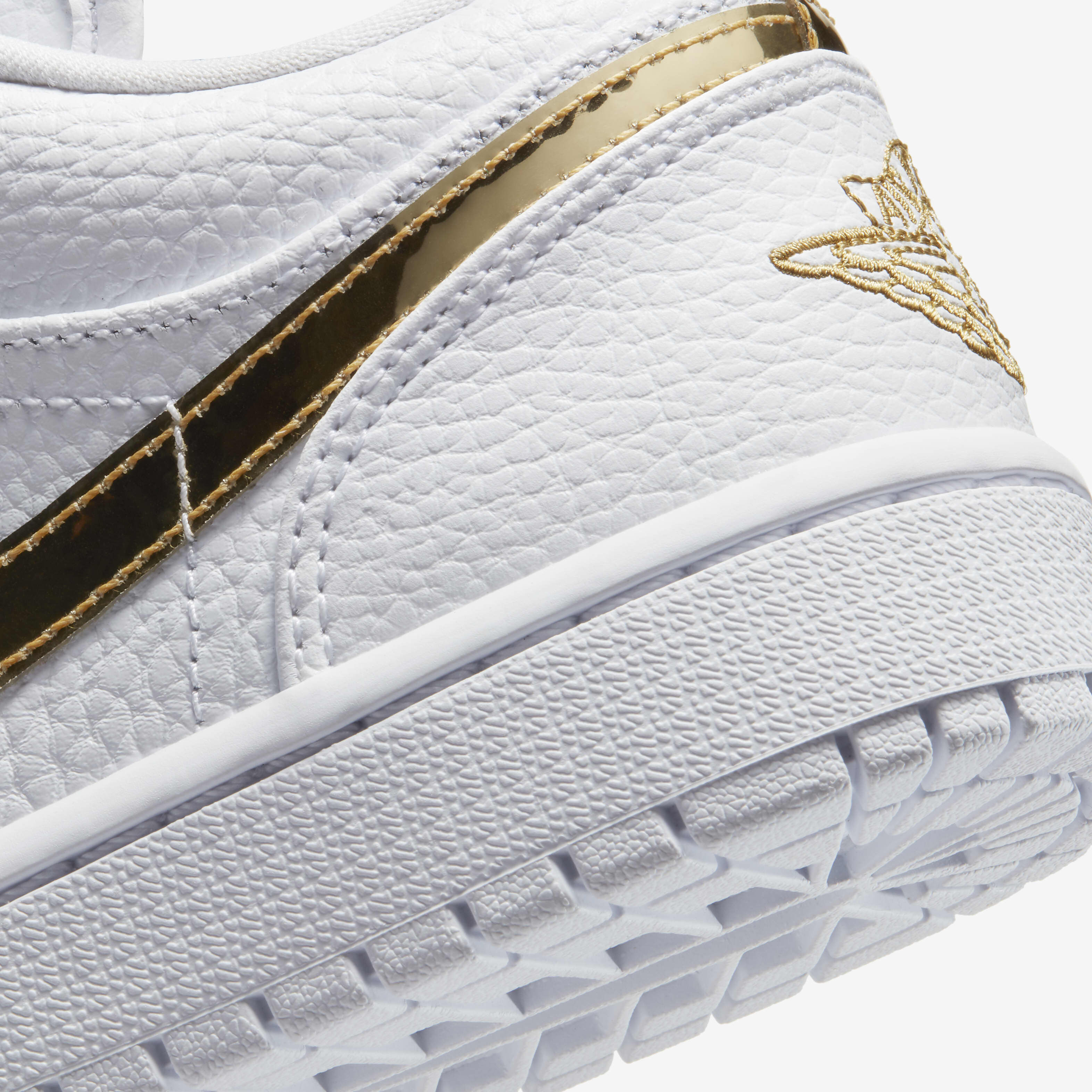 Buy Air Jordan 1 Low SE Women's Shoes - White/White/Metallic