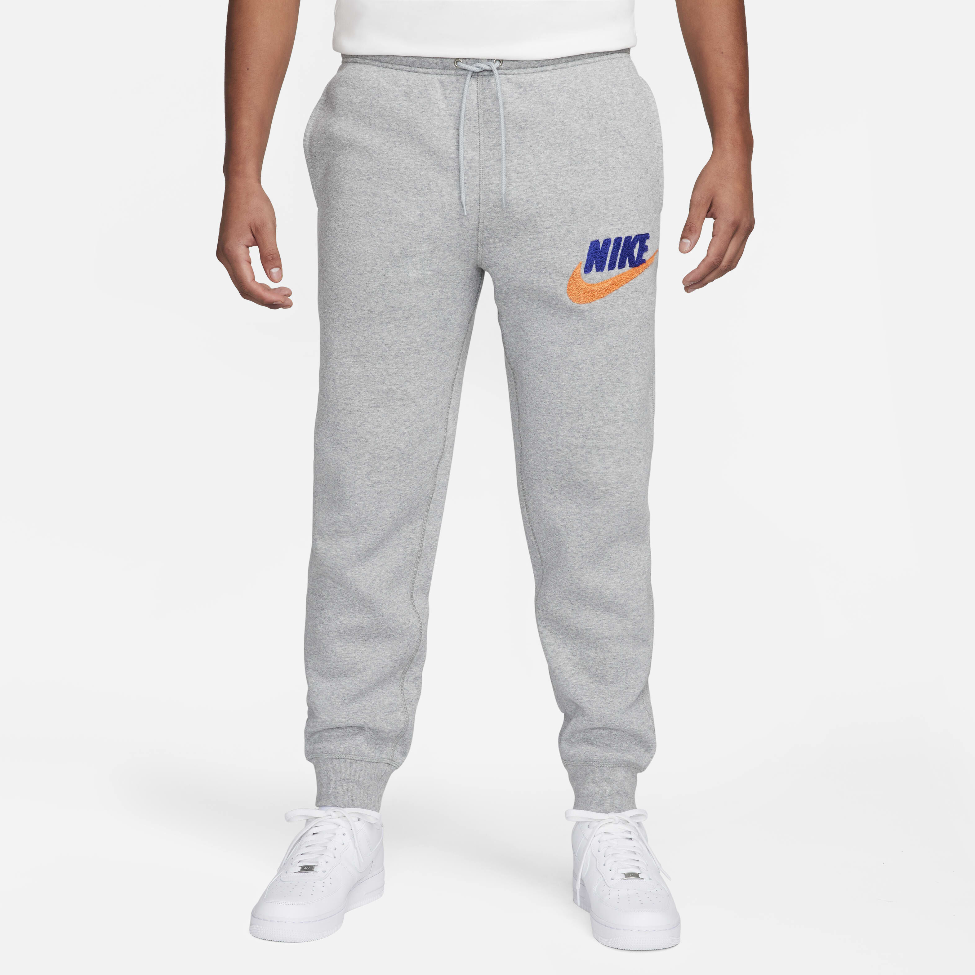 Nike club grey sweatpants deals