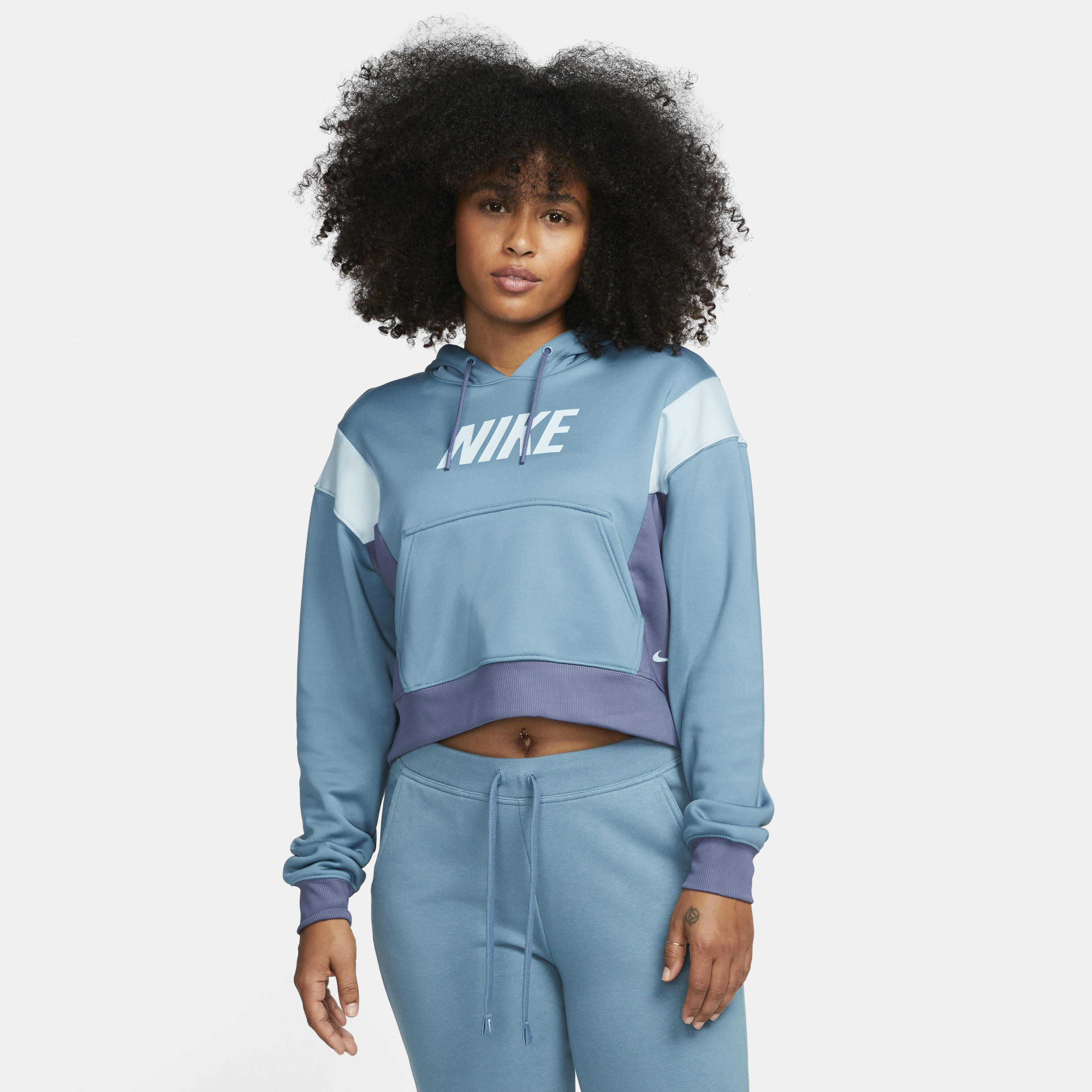 Buy Nike Therma FIT All Time Women s Colour Block Training Hoodie Nike UAE Official
