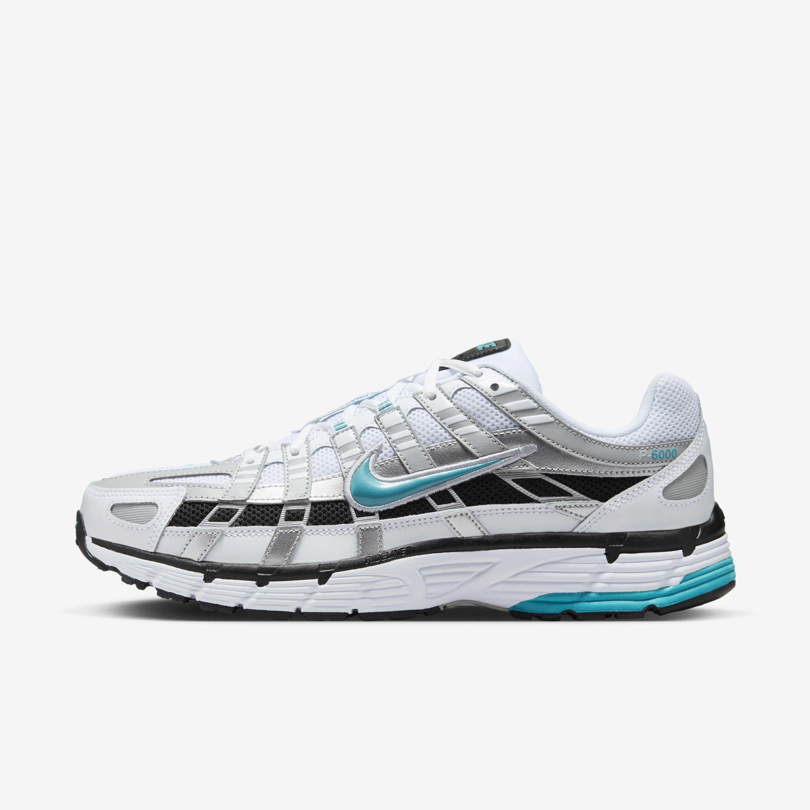 Buy Nike P-6000 Shoes White/Metallic Silver/Black/Dusty Cactus