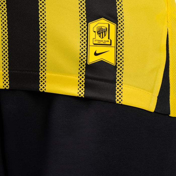Al-Ittihad F.C. 2024/25 Stadium Home Jersey image number 6 Al-Ittihad F.C. 2024/25 Stadium Home Jersey image number 6