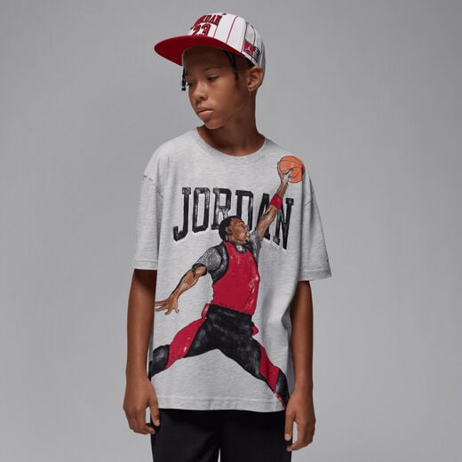 Kids' Short Sleeves Shirts-Nike, Jordan, Big Kids' Sketch T-Shirt Kids' Short Sleeves Shirts-Nike, Jordan, Big Kids' Sketch T-Shirt