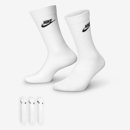 Socks-Nike, Nike Sportswear Everyday Essential, Crew Socks (3 Pairs)