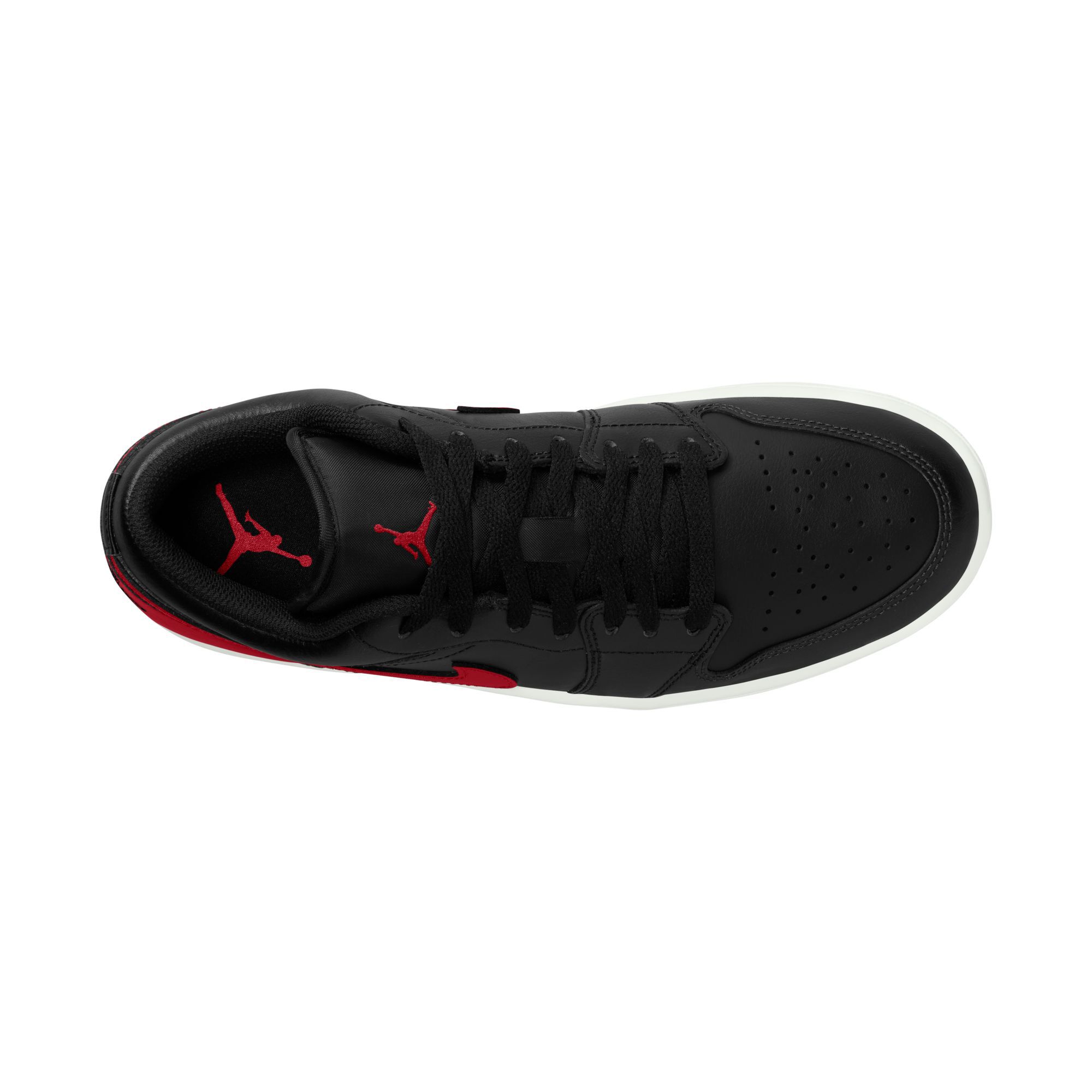 Buy Air Jordan 1 Low Men s Shoes Black Summit White Varsity Red Nike UAE Official