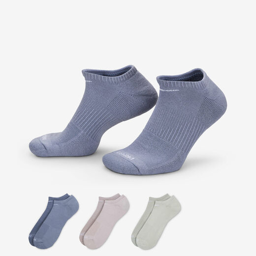 Men's No Show Socks Sale-Nike, Nike Everyday Plus Cushion, Training No-Show Socks (3 Pairs)