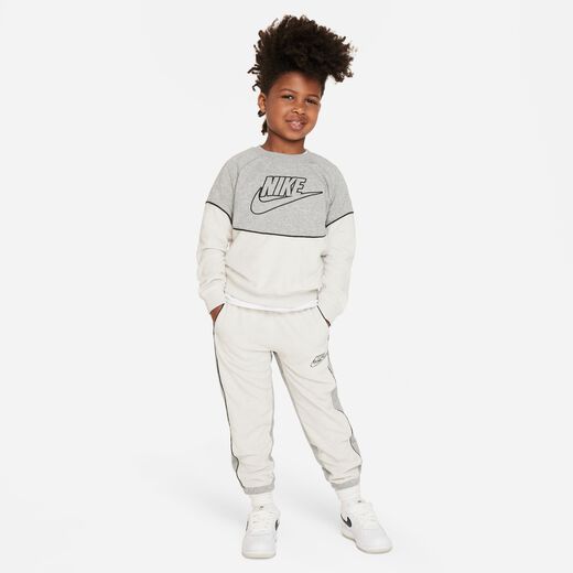 Kids' Tracksuits Sale-Nike, Nike Sportswear Amplify French Terry Crew Set, Little Kids 2-Piece Set