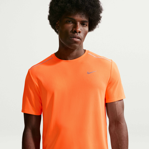 Men's Clothing-Nike, Nike Miler, Men's Dri-FIT UV-Protection Short-Sleeve Running Top