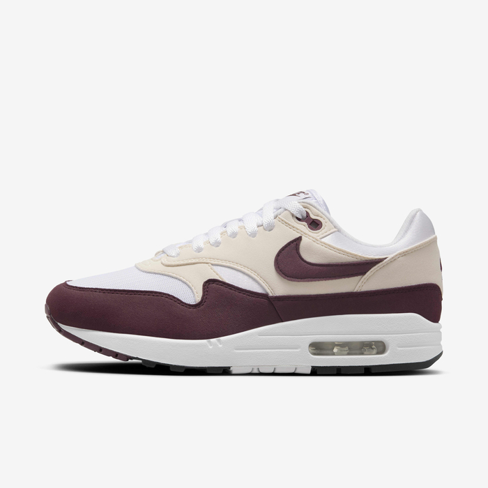 Buy Nike Air Max 1 Women's shoes - White/Phantom/Black/Night Maroon ...