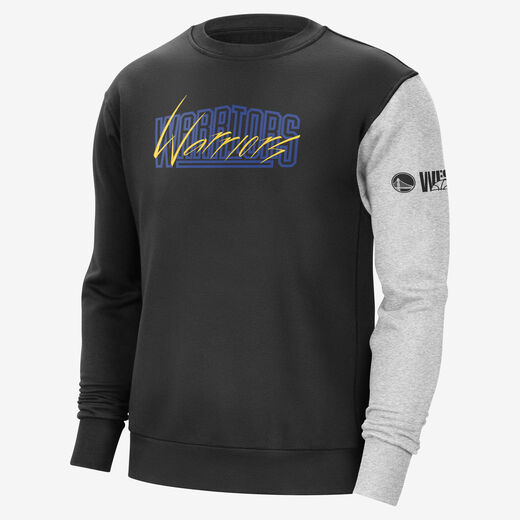 Hoodies & Sweatshirts-Nike, Golden State Warriors Courtside, Men's Nike NBA Fleece Sweatshirt